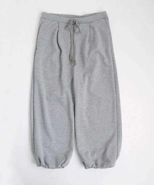 VU ヴウ sweat wide pants [HEATHER GRAY] vum-pt-06