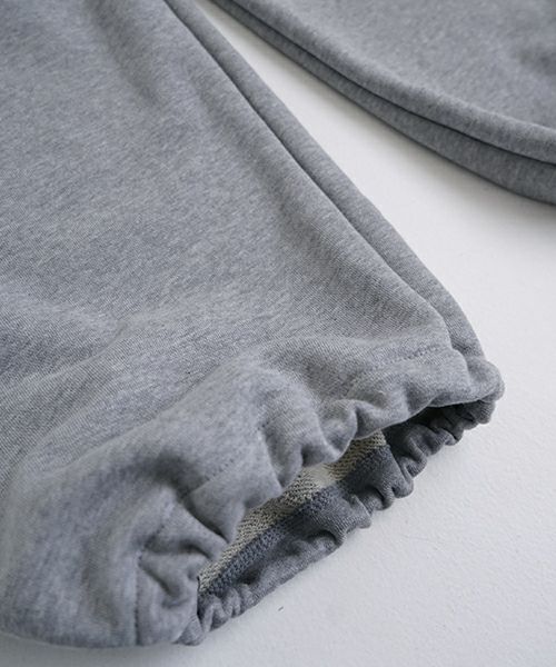 VU ヴウ sweat wide pants [HEATHER GRAY] vum-pt-06