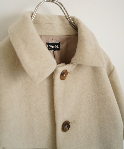 Mochiモチa-line short coat [mocha greige/ma25-co-01] 