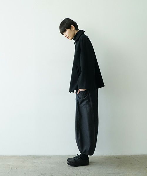 Mochi モチ a-line short coat エーラインショートコート