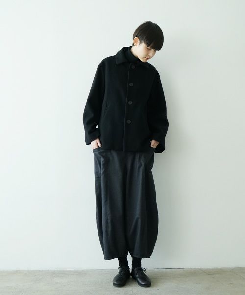 Mochiモチa-line short coat [black/ma25-co-01] 