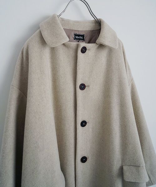 Mochiモチpetal sleeve coat [mocha greige/ma25-co-03]