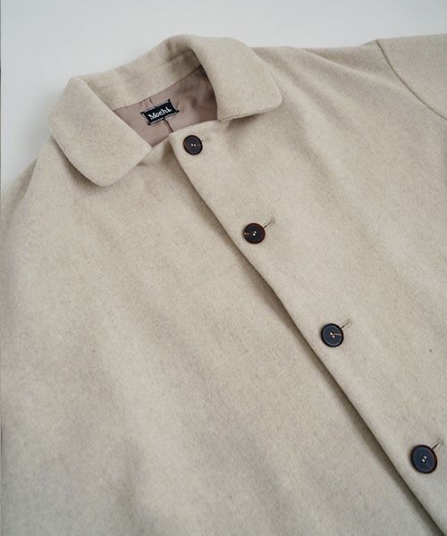 Mochiモチpetal sleeve coat [mocha greige/ma25-co-03]