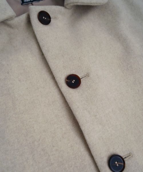 Mochiモチpetal sleeve coat [mocha greige/ma25-co-03]