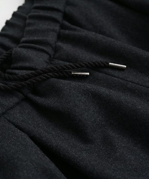 Mochiモチflare wide pants [charcoal gray/ma23-pt-01] 
