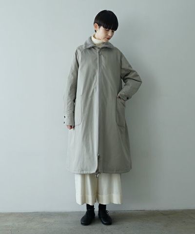 Mochi<br>モチ<br>finx gabardine coat [chalk/ma23-co-01]