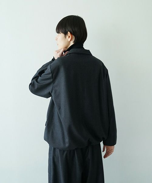  Mochiモチcoach jacket [charcoal gray/ma24-jk-01]