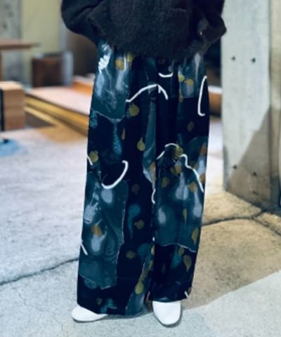 ohta<br>オオタ<br>kurage wide pants [pt-52P]