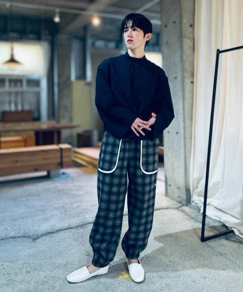 ohtaオオタcheck pants [pt-51C] 