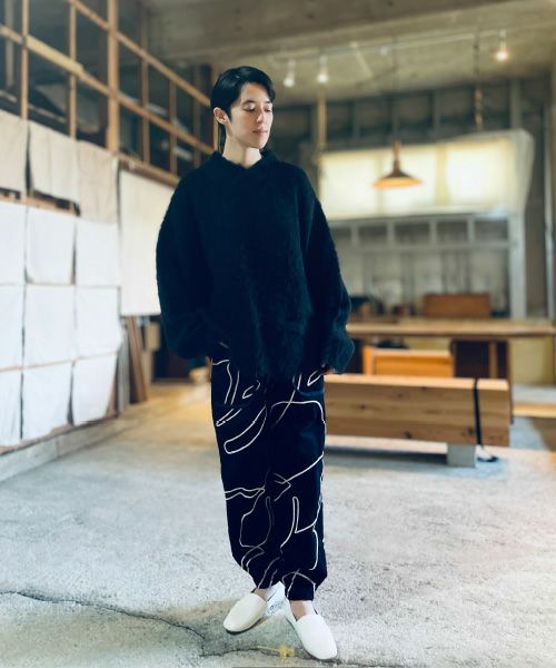  ohta オオタ navy sweat [kn-00N] 