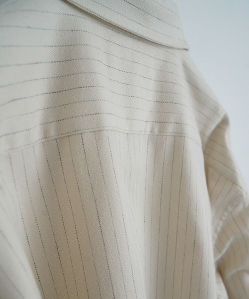 YOKO SAKAMOTOヨーコサカモトREGULAR COLLAR SHIRT[ECRU/YS-25AW-54]