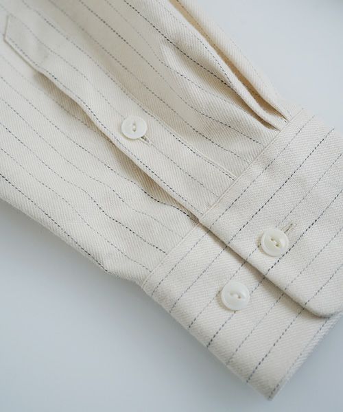 YOKO SAKAMOTOヨーコサカモトREGULAR COLLAR SHIRT[ECRU/YS-25AW-54]