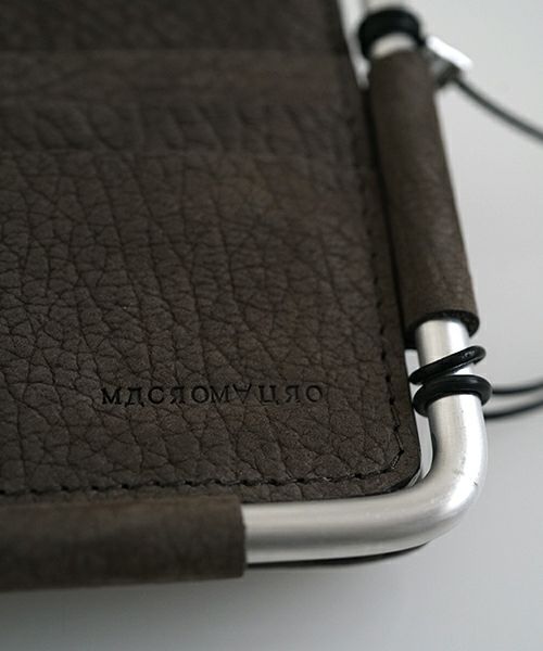 macromauro マクロマウロAL BIFOLD WALLET (GRAY SPAIN)