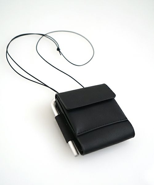 macromauro マクロマウロAL BIFOLD WALLET (BLACK JAPAN)