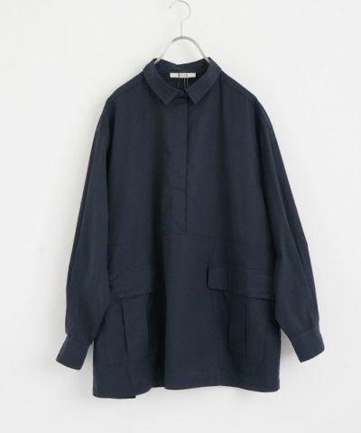 KristenseN DU NORDクリステンセンドゥノルドCOTTON STRETCH SHIRTS [L-316 NAVY] 