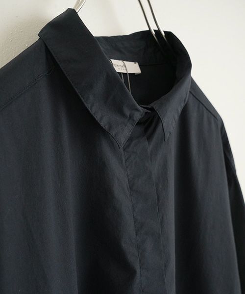 KristenseN DU NORDクリステンセンドゥノルドCOTTON STRETCH SHIRTS [L-316 NAVY] 
