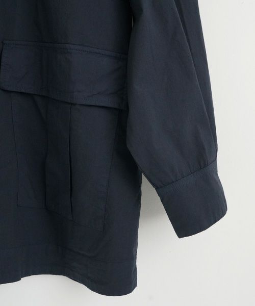 KristenseN DU NORDクリステンセンドゥノルドCOTTON STRETCH SHIRTS [L-316 NAVY] 