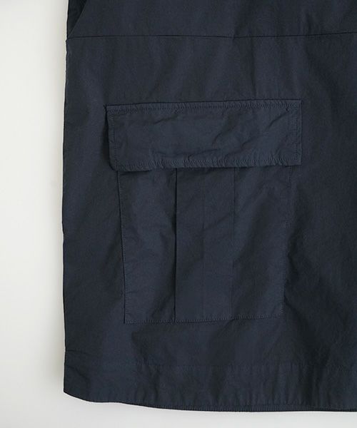 KristenseN DU NORDクリステンセンドゥノルドCOTTON STRETCH SHIRTS [L-316 NAVY] 