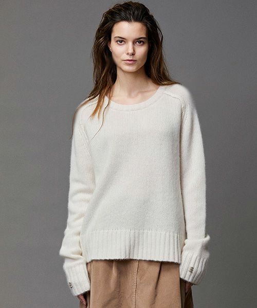 KristenseN DU NORDクリステンセンドゥノルドCASHMERE KNIT [L-332 /01 OFF WHITE] 