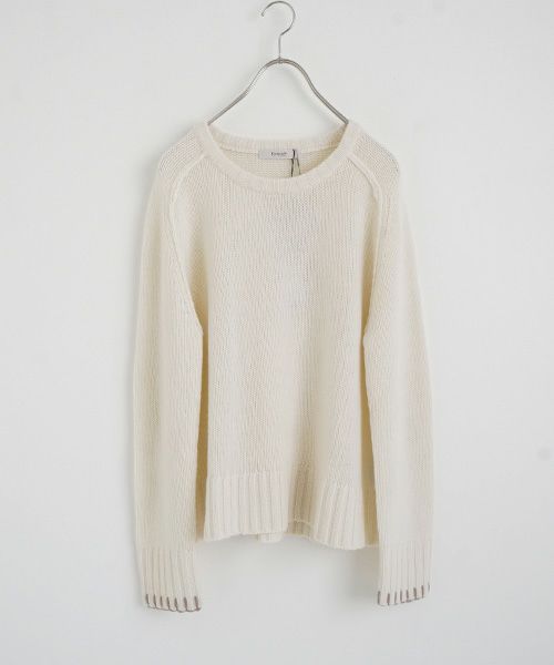 KristenseN DU NORDクリステンセンドゥノルドCASHMERE KNIT [L-332 /01 OFF WHITE] 