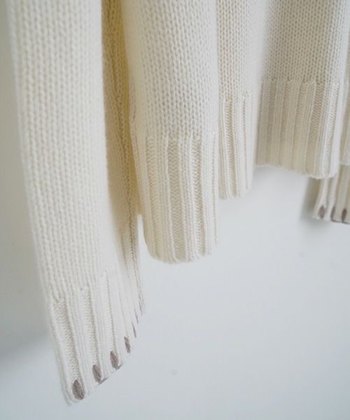 KristenseN DU NORDクリステンセンドゥノルドCASHMERE KNIT [L-332 /01 OFF WHITE] 