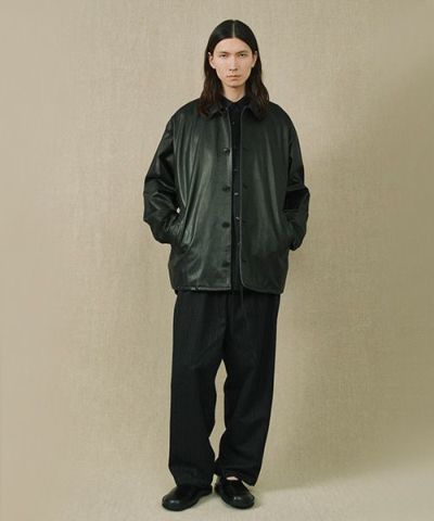 YOKO SAKAMOTO ヨーコサカモト ナイロンジャケット YOKO SAKAMOTO ヨーコサカモト DOWN BIG JACKET [BLACK]YS
