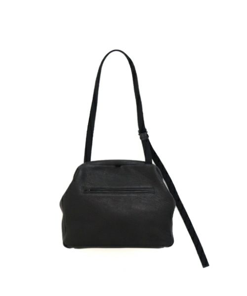 VU PRODUCTヴウプロダクトgama shoulder bag deer leather wide(BLACK)鹿革がま口ワイショルダーバッグvu-product-b20_b