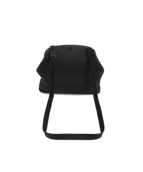 VU PRODUCTヴウプロダクトgama shoulder bag deer leather wide(BLACK)鹿革がま口ワイショルダーバッグvu-product-b20_b