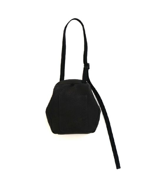 VU PRODUCTヴウプロダクトgama shoulder bag deer leather slim (BLACK)鹿革がま口スリムショルダーバッグvu-product-b21_b