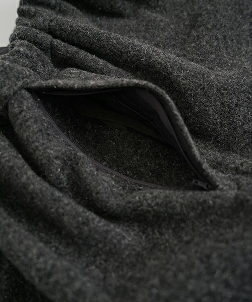 YOKO SAKAMOTO / ヨーコサカモト BAGGY PANTS (CHARCOAL GRAY) 正規