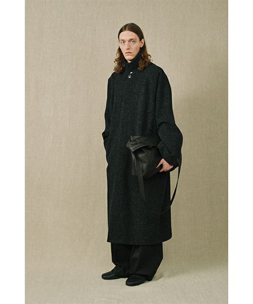 YOKO SAKAMOTO / ヨーコサカモトRESEARCHER BAG-LARGE[BLACK-FG] YS-BAG-LE-L