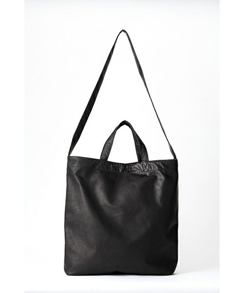 YOKO SAKAMOTO / ヨーコサカモトRESEARCHER BAG-LARGE[BLACK-FG] YS-BAG-LE-L