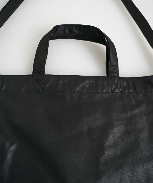 YOKO SAKAMOTO / ヨーコサカモトRESEARCHER BAG-LARGE[BLACK-FG] YS-BAG-LE-L