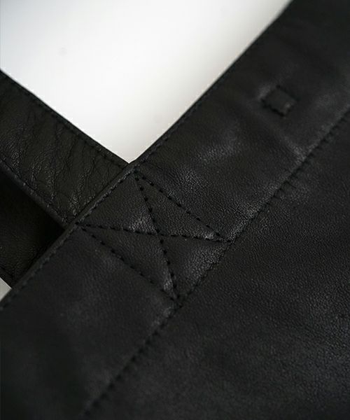 YOKO SAKAMOTO / ヨーコサカモトRESEARCHER BAG-LARGE[BLACK-FG] YS-BAG-LE-L