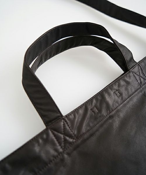 YOKO SAKAMOTO / ヨーコサカモトRESEARCHER BAG-LARGE[BROWN-FG] YS-BAG-LE-L