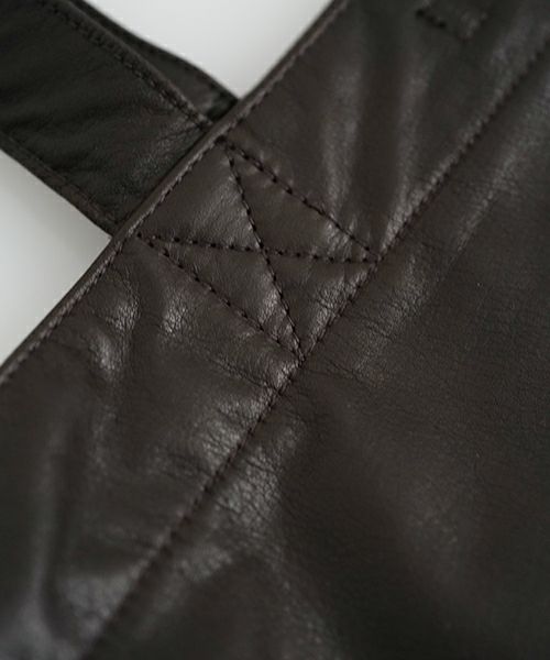 YOKO SAKAMOTO / ヨーコサカモトRESEARCHER BAG-LARGE[BROWN-FG] YS-BAG-LE-L