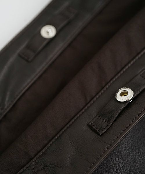 YOKO SAKAMOTO / ヨーコサカモトRESEARCHER BAG-LARGE[BROWN-FG] YS-BAG-LE-L