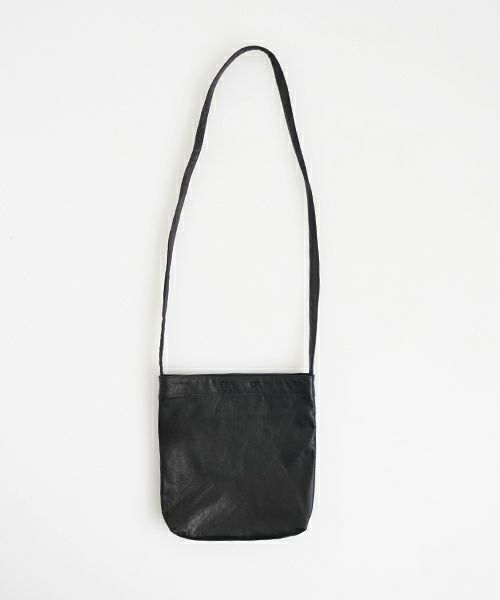 YOKO SAKAMOTO / ヨーコサカモトRESEARCHER BAG-MEDIUM[BLACK-FG] YS-BAG-LE-M