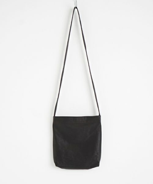 YOKO SAKAMOTO / ヨーコサカモトRESEARCHER BAG-MEDIUM[BLACK-FG] YS-BAG-LE-M