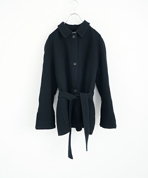 KristenseN DU NORDクリステンセンドゥノルドwool wrap jacket [L-343/black] 