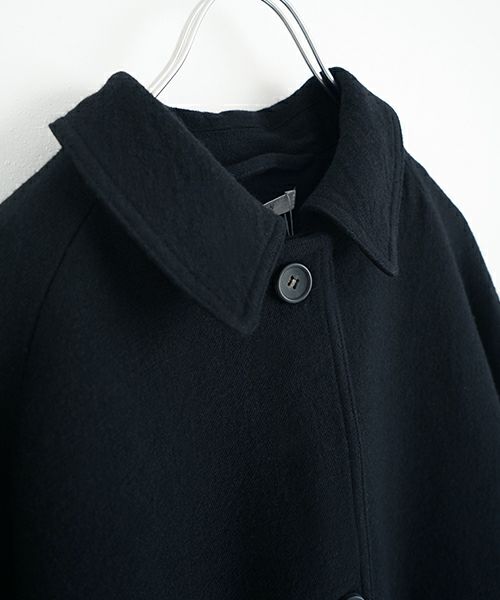 KristenseN DU NORDクリステンセンドゥノルドwool wrap jacket [L-343/black] 