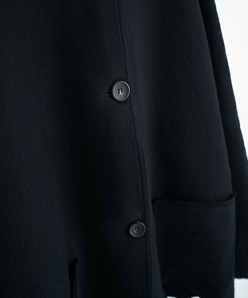 KristenseN DU NORDクリステンセンドゥノルドwool wrap jacket [L-343/black] 