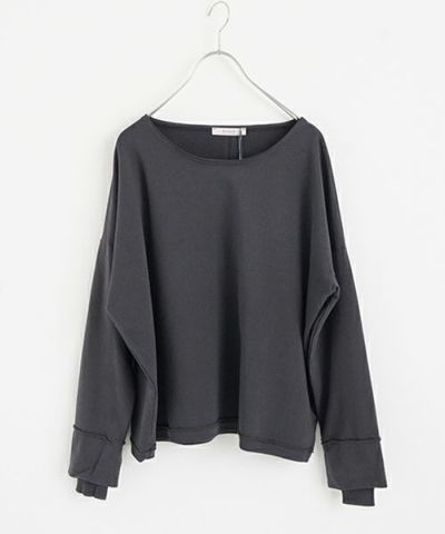 KristenseN DU NORD クリステンセンドゥノルド CREW NECK SWEAT [L-381/09 graphite] 