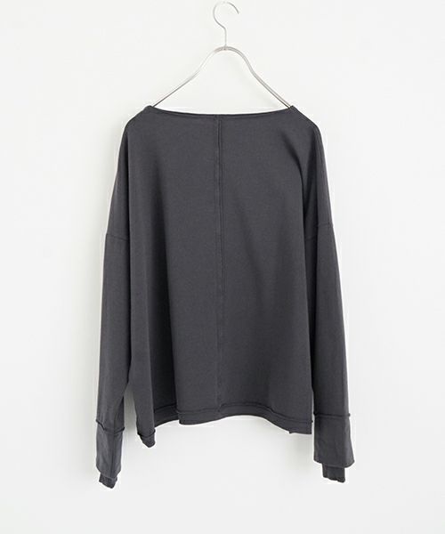 KristenseN DU NORD クリステンセンドゥノルド CREW NECK SWEAT [L-381/09 graphite] 