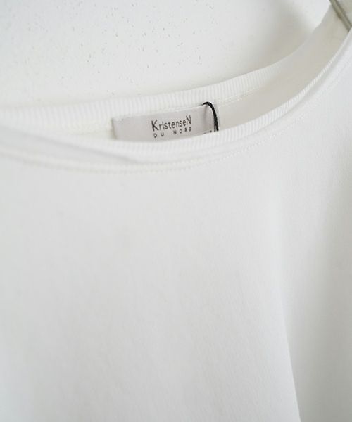 KristenseN DU NORDクリステンセンドゥノルドCREW NECK SWEAT[L-381/01 white]