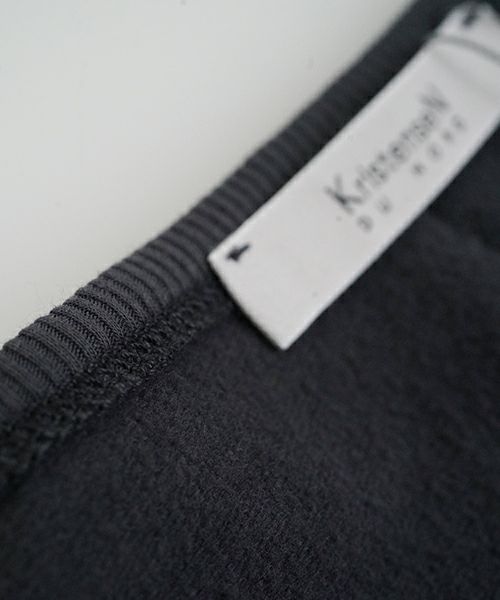 KristenseN DU NORDクリステンセンドゥノルドCREW NECK SWEAT[L-381/10 black] 