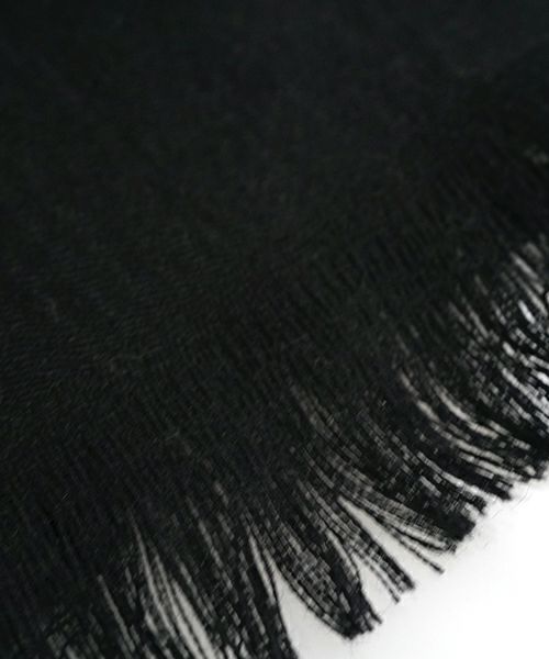 YANTOR ヤントルTibetan Paisley Jacquard Wool Stole[Y255ST01/DARK GREEN]