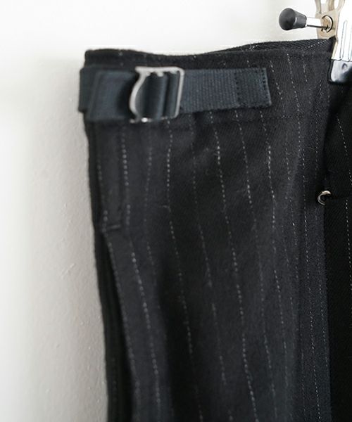 YOKO SAKAMOTOヨーコサカモトMECHANIC-PANTS(YS-25AW-57/BLACK)サスペンダーワイドパンツ 