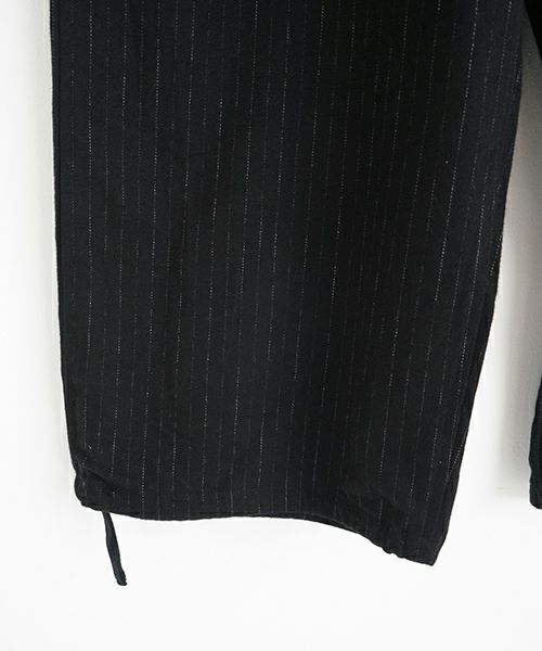 YOKO SAKAMOTOヨーコサカモトMECHANIC-PANTS(YS-25AW-57/BLACK)サスペンダーワイドパンツ 