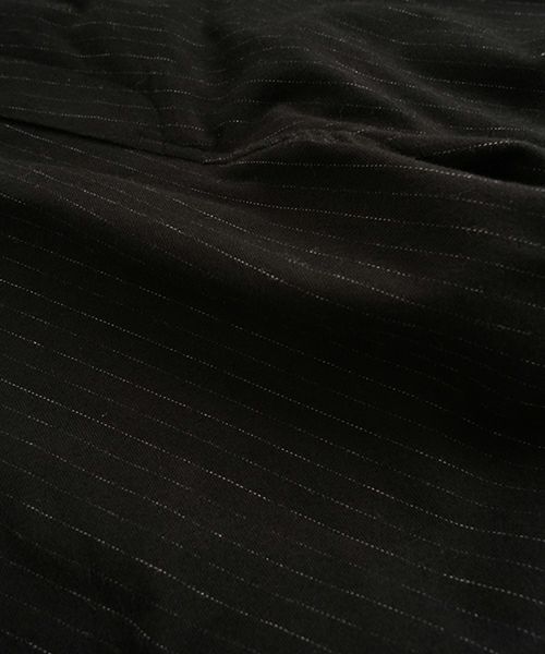 YOKO SAKAMOTOヨーコサカモトMECHANIC-PANTS(YS-25AW-57/BLACK)サスペンダーワイドパンツ 